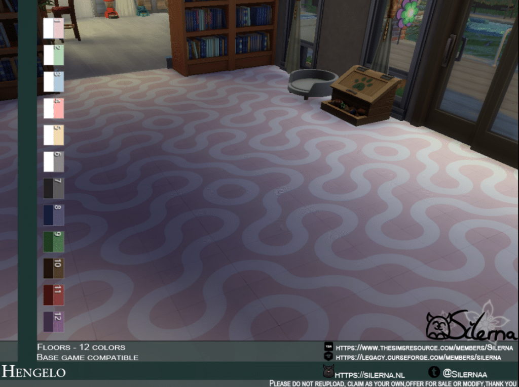 Hengelo Swirly Floor Tiles