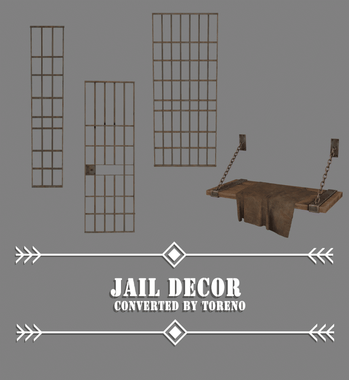 Jail Cell Decor Set