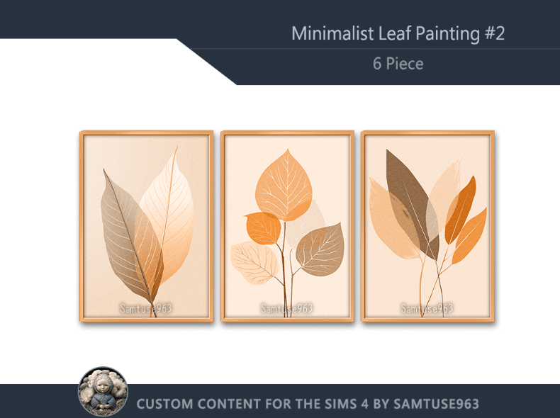 Minimalist Leaf Painting