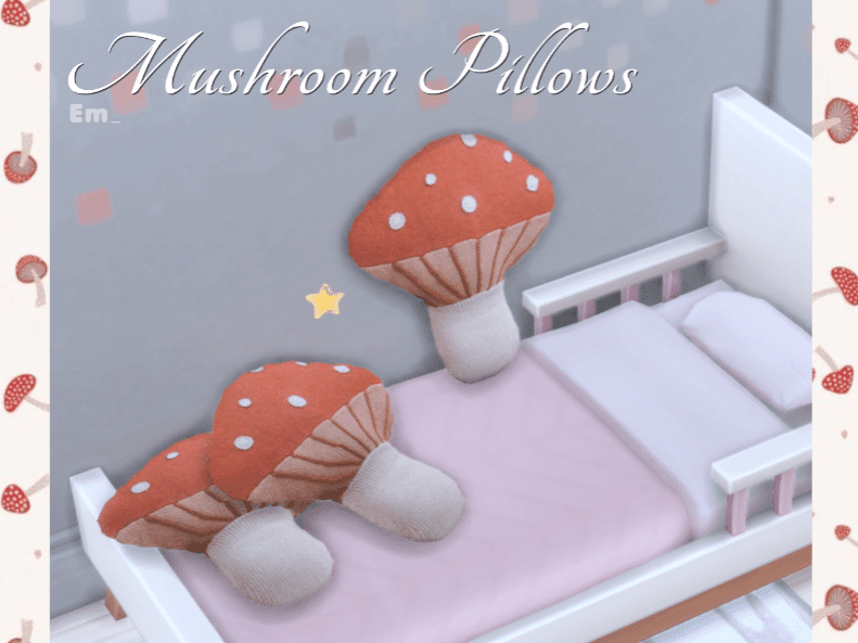 Mushroom Pillows Decor