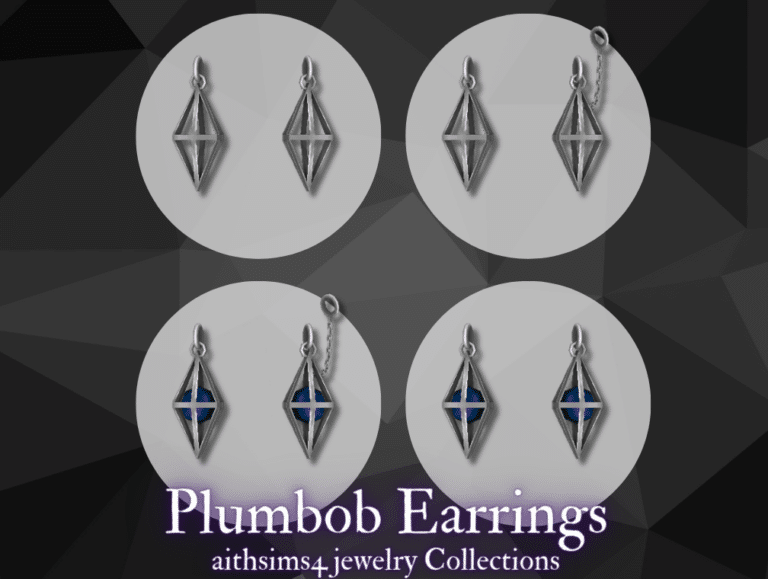 Plumbob Earrings for Male and Female [MM]