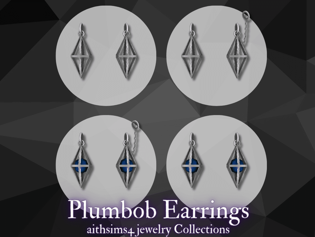 Plumbob Earrings for Male and Female