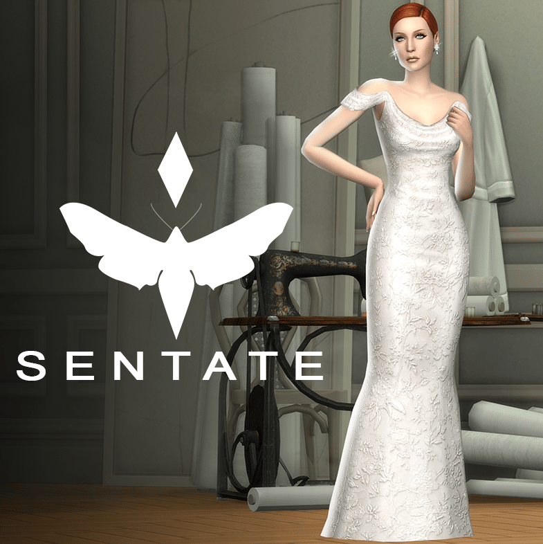 Portia Long Lace Wedding Dress for Female