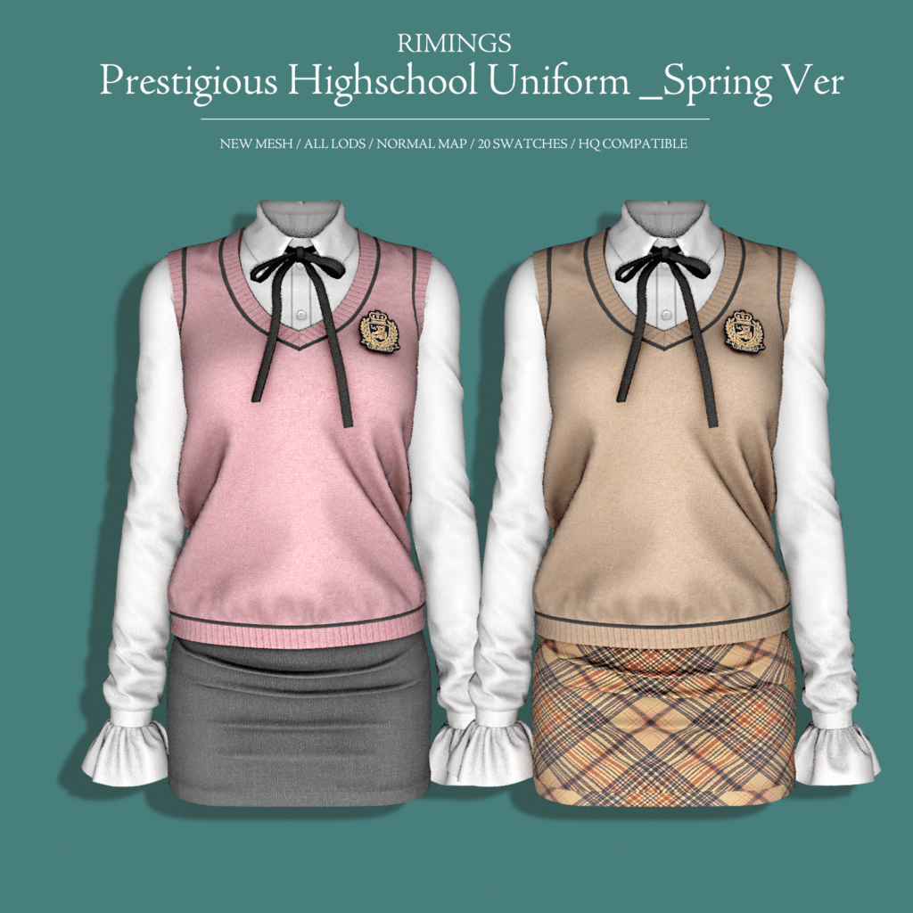 Prestigious High School Uniform Spring Version