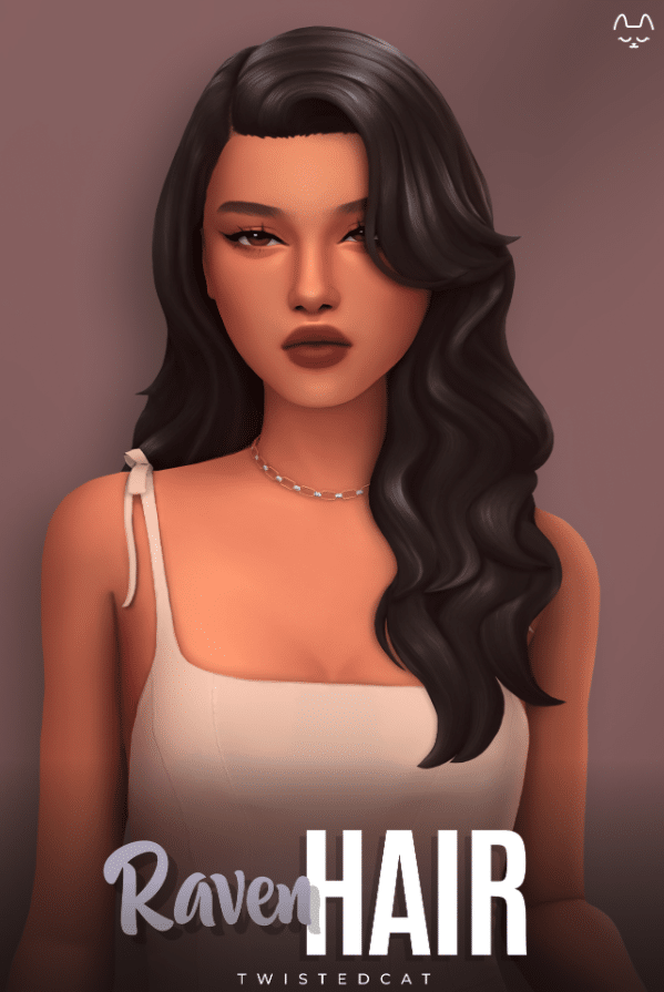 Raven Long Wavy Hairstyle for Female