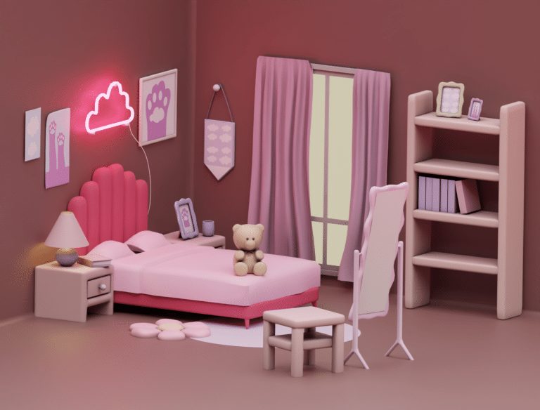 SNOOTYSIMS Blushing Dreams Bedroom