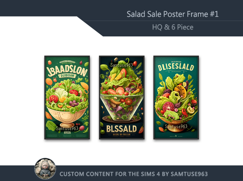 Salad Sale Poster Frame