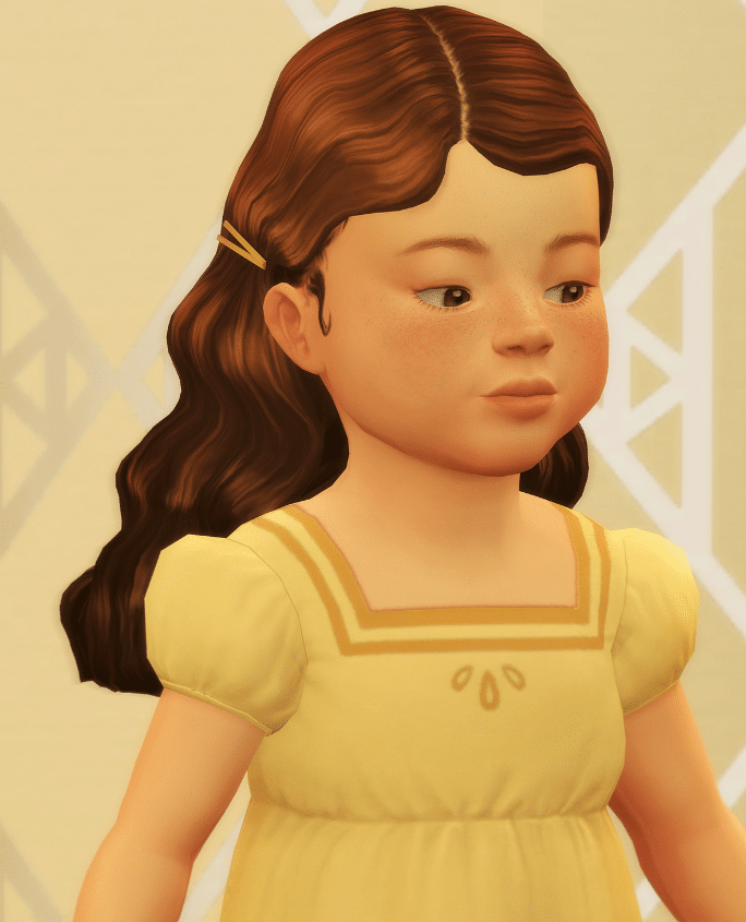 Scarlett Long Curly Hairstyle for Toddlers and Children