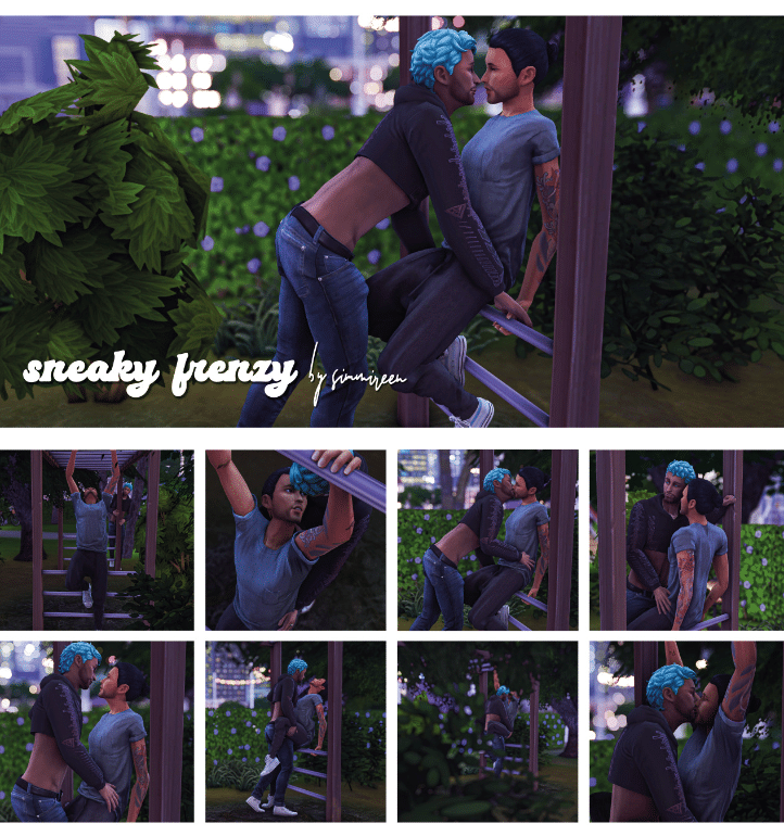 Sneaky Frenzy Couple Pose Pack