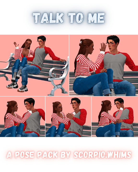 Talk to Me Couple Pose Pack