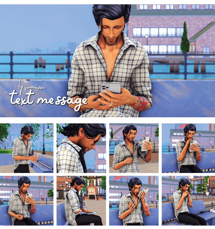 Text Message Single Pose Pack