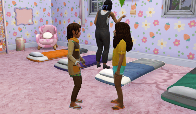 Throwing A Slumber Party In The Sims 4