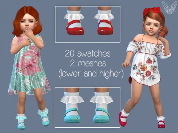 103547 toddler frilly socks 2 0 sims4 featured image