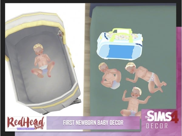 105528 first newborn baby decor sims4 featured image