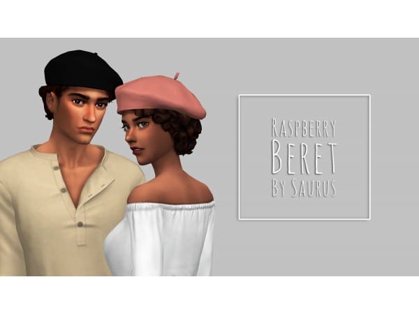 105957 raspberry beret for all ages sims4 featured image