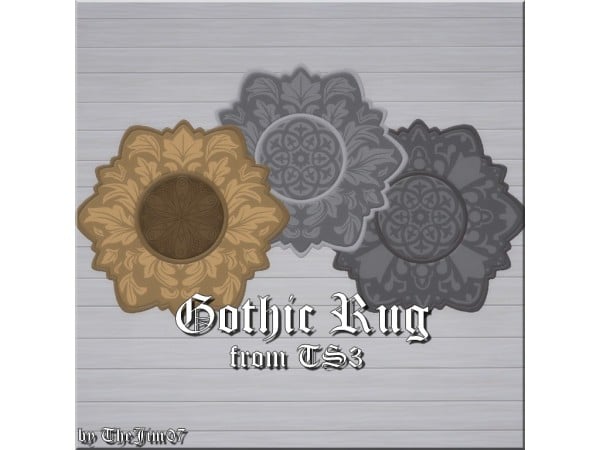 106094 gothic rug from ts3 sims4 featured image