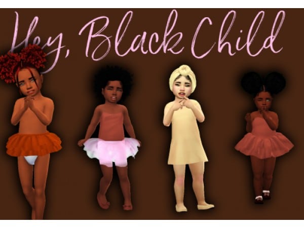 106553 hey black child recolors set sims4 featured image