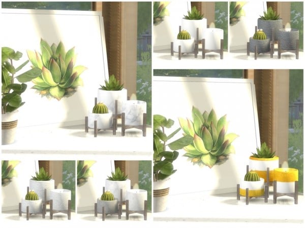 Tamamaro’s Oasis: Sims 4 Plant Light Recolour (Accessories & Decor Enhancements)