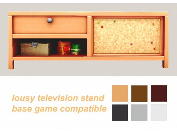 107306 television stand sims4 featured image