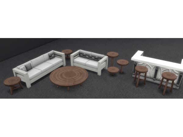 107858 wood slice furniture by brazenlotus sims4 featured image