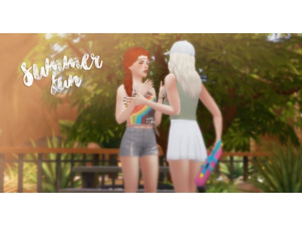 107861 summer fun posepack by clumsyalienn sims4 featured image