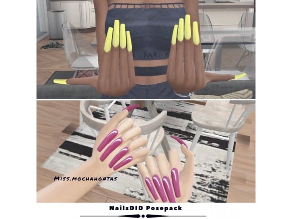 109345 nailsdid pose pack by miss mochahontas sims4 featured image