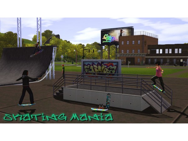 117984 skating mania by aroundthesims3 sims3 featured image