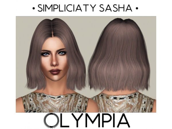 Sasha’s Sunshine Strands: Simplistic Elegance in Long Alpha Hair (4to3) by OlympiaSims