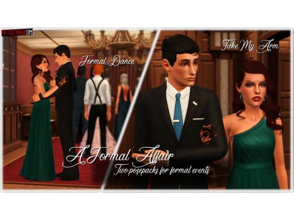 Elegance Unveiled (Posepack Collection) – A Formal Affair by NotJustABookSims | #AlphaCC #BookPoses