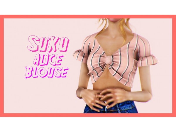 Suku’s Alice Elegance: Chic Blouses by Suku-Archive (Arch-Inspired Female Tops)
