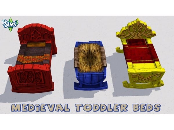 127228 medeval toddler beds by declarations of drama sims3 featured image