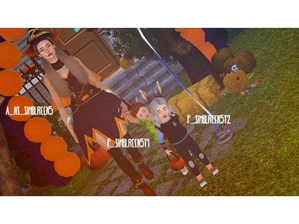 132881 simblreen gift 1 a halloween pose dump by nostalgic sims sims3 featured image