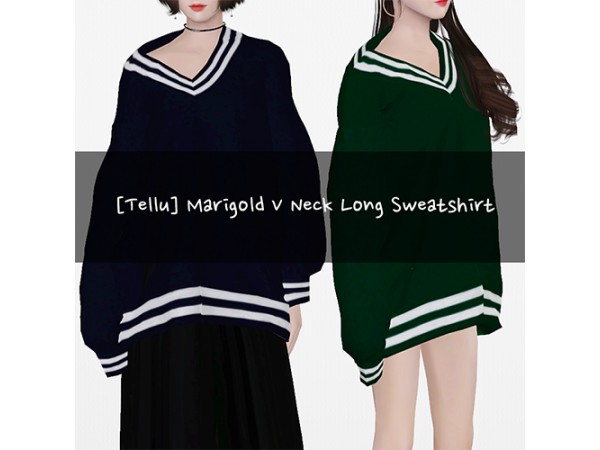133695 tellu marigold f top v neck long sweatshirt 4to3 sims3 featured image