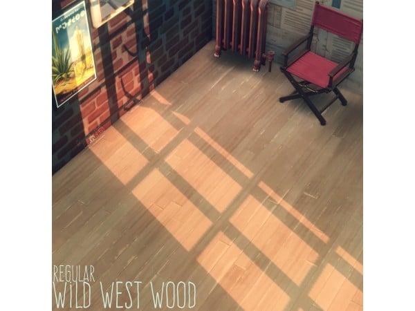 134895 wild west wood floors by amoebae sims4 featured image