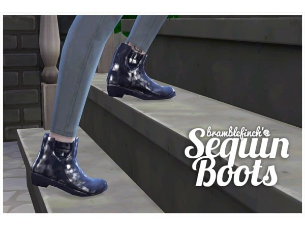135717 sequin boots by bramblefinch sims4 featured image