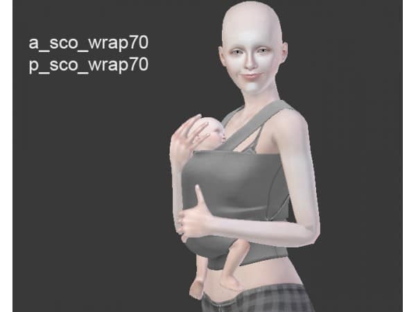 136703 simple baby wrap by thecuriousclementine sims3 featured image