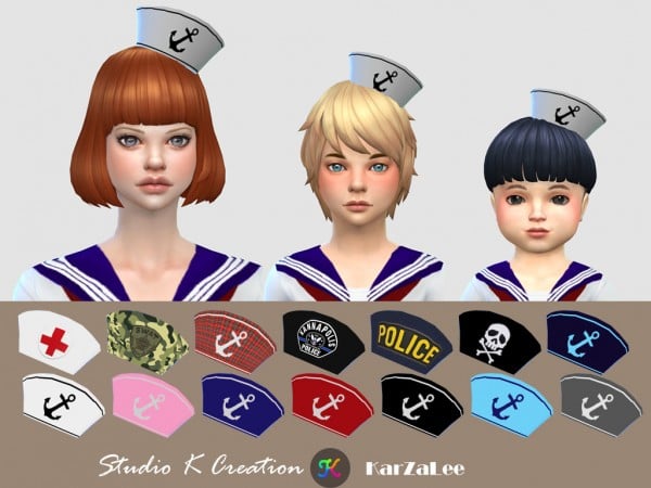 Captain Cutie’s Nautical Noggin (Sailor Hat by Studio-K-Creation for Toddlers)