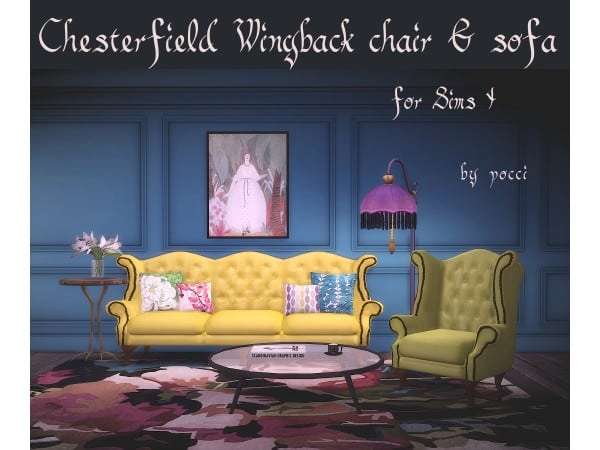 139731 chesterfield wingback chair and sofa by serenebluesims sims4 featured image