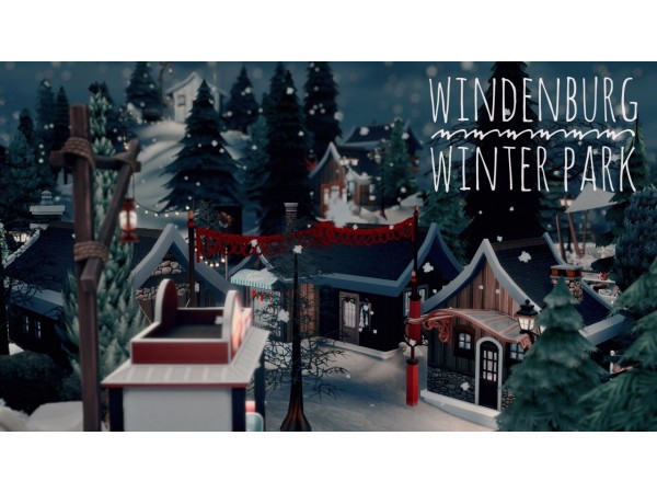 Frostglade Fantasy: Windenburg Winter Park by IIWA-S (WinterCC, AlphaCC, LotsCommunity, Parks)