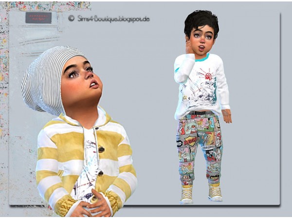 143642 designer set from burberry for coole little boys girls by sims4 boutique sims4 featured image