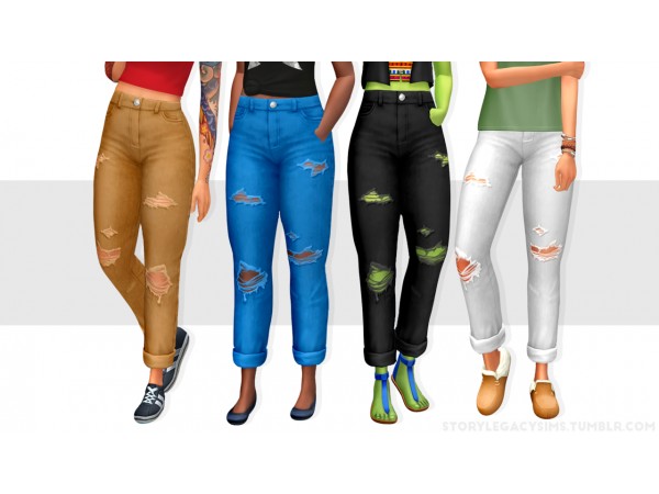 144147 ripped jeans by storylegacysims sims4 featured image