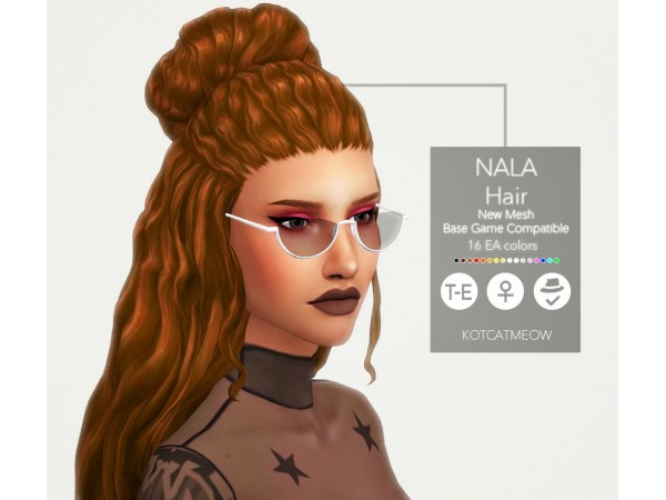 144389 nala hair by kotcatmeow sims4 featured image