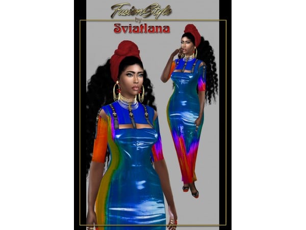 FusionStyle by Sviatlana: Enchantress in Latex (Sleek & Sexy Long Dresses)