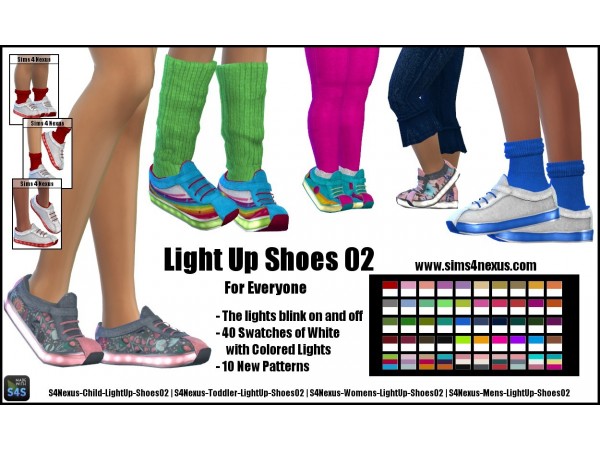 146676 sims4nexus light up shoes 02 for everyone sims4 featured image