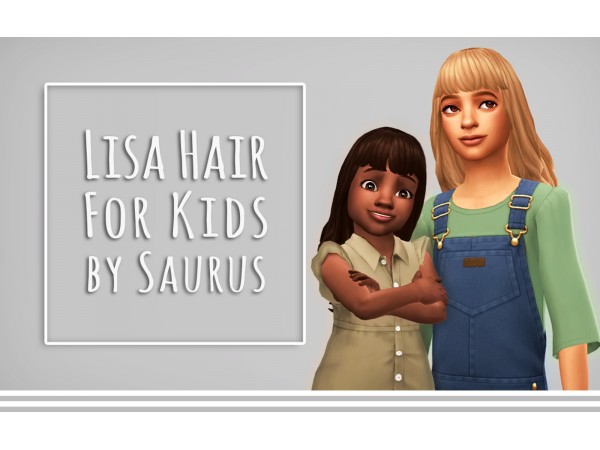 146830 my lisa hairs for children and toddlers by saurussims sims4 featured image
