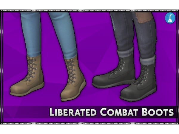 147031 liberated combat boots by srslysims sims4 featured image