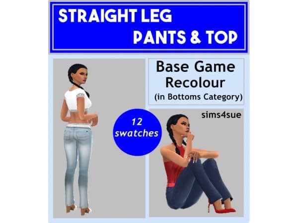 151062 sims4sue base game straight leg pants top in bottoms category sims4 featured image