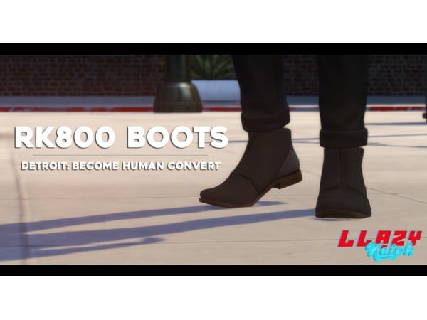 152004 llazyneiph rk800 boots sims4 featured image