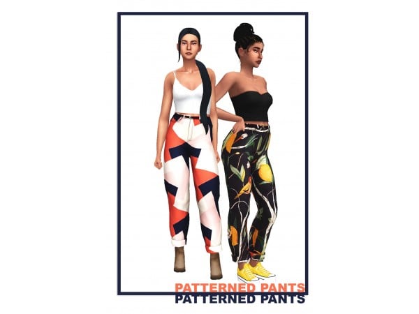 Uglysim Unveiled: Chic Patterned Pants for Trendsetting Wardrobes (AlphaCC Collection)
