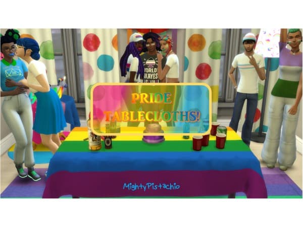 154154 pride tablecloths by mightypistachio sims4 featured image